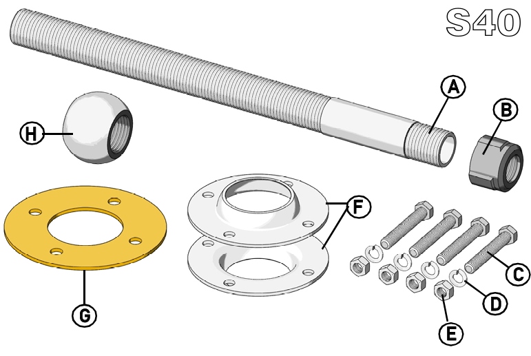 Arret de gaine S40 ULTRAFLEX
